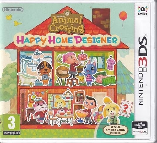 Animal Crossing - Happy Home Designer - Nintendo 3DS (B Grade) (Genbrug)